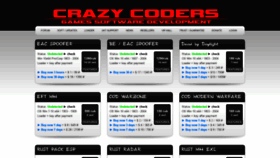 What Crazy-coders.com website looked like in 2020 (3 years ago)