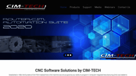 What Cim-tech.com website looked like in 2020 (3 years ago)