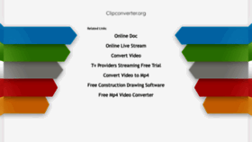What Clipconverter.org website looked like in 2020 (3 years ago)