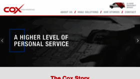 What Coxengineering.com website looked like in 2020 (3 years ago)