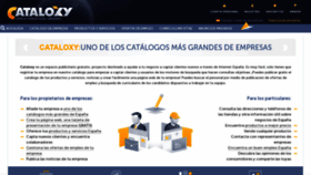 What Cataloxy.es website looked like in 2020 (3 years ago)