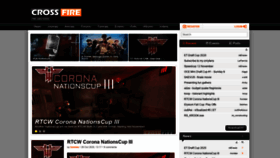 What Crossfire.nu website looked like in 2020 (3 years ago)