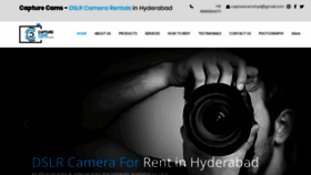 What Capturecams.in website looked like in 2020 (3 years ago)