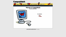 What Campusmatch.com website looked like in 2020 (3 years ago)