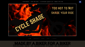 What Cycleshade.com website looked like in 2020 (3 years ago)