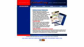 What Contactcrazy.com website looked like in 2020 (3 years ago)