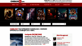 What Cineblog01.bid website looked like in 2020 (3 years ago)