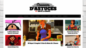 What Chasseursdastuces.com website looked like in 2020 (3 years ago)