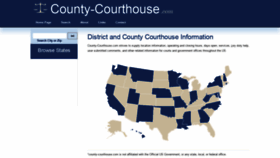 What County-courthouse.com website looked like in 2020 (3 years ago)