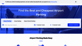 What Click4parking.com website looked like in 2020 (3 years ago)