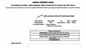 What Chimix.com website looked like in 2020 (3 years ago)