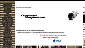 What Cheerleaderhairpieces.com website looked like in 2020 (3 years ago)