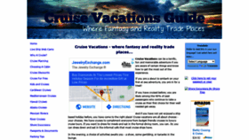 What Cruisevacationsguide.com website looked like in 2020 (3 years ago)