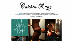 What Catchinrayztanning.com website looked like in 2020 (3 years ago)