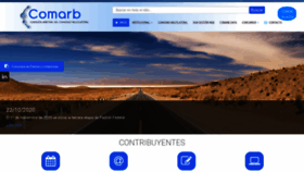 What Comarb.gob.ar website looked like in 2020 (3 years ago)