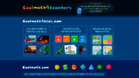 What Coolmath4teachers.com website looked like in 2020 (3 years ago)