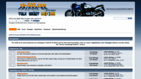 What Cb-500.com website looked like in 2020 (3 years ago)