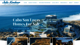What Cabosanlucashomesforsale.net website looked like in 2020 (3 years ago)