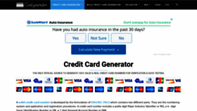 What Cardgenerator.io website looked like in 2020 (3 years ago)