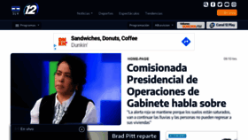 What Canal12.com.sv website looked like in 2020 (3 years ago)