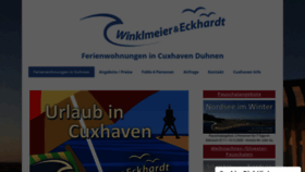 What Cuxhaven-urlaub-in-duhnen.de website looked like in 2020 (3 years ago)