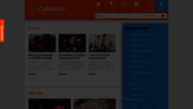 What Culinar.ro website looked like in 2020 (3 years ago)