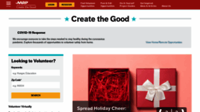 What Createthegood.org website looked like in 2020 (3 years ago)