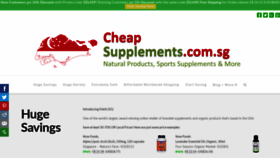 What Cheapsupplements.com.sg website looked like in 2020 (3 years ago)