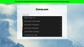 What Conva.com website looked like in 2020 (3 years ago)