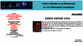 What Cerpi-officiel.be website looked like in 2020 (3 years ago)