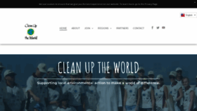 What Cleanuptheworld.org website looked like in 2020 (3 years ago)