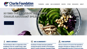 What Charliefoundation.org website looked like in 2020 (3 years ago)