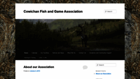 What Cowichanfishandgame.com website looked like in 2020 (3 years ago)