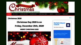 What Christmas.365greetings.com website looked like in 2020 (3 years ago)