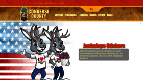 What Conversecountytourism.com website looked like in 2020 (3 years ago)
