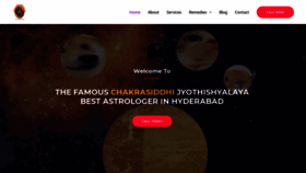 What Chakrasiddhijyothishyalaya.com website looked like in 2020 (3 years ago)