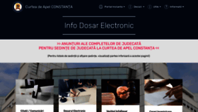 What Curteapelconstanta.eu website looked like in 2020 (3 years ago)