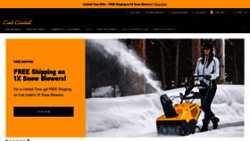 What Cubcadet.info website looked like in 2020 (3 years ago)