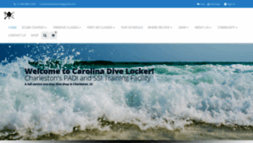 What Charlestondivelocker.com website looked like in 2020 (3 years ago)