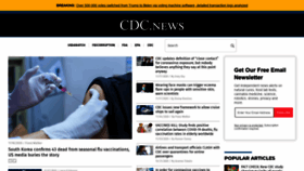 What Cdc.news website looked like in 2020 (3 years ago)