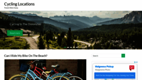 What Cyclinglocations.com website looked like in 2020 (3 years ago)