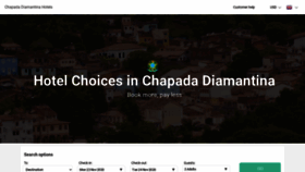 What Chapada-diamantina-hoteis.com website looked like in 2020 (3 years ago)