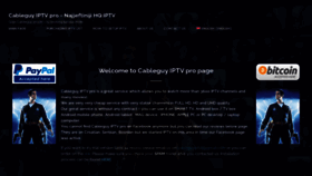 What Cableguy.pro website looked like in 2020 (3 years ago)