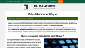 What Calculatrice-scientifique.eu website looked like in 2020 (3 years ago)