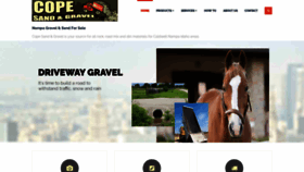 What Copesandgravel.com website looked like in 2020 (3 years ago)