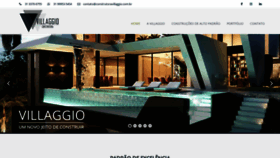 What Construtoravillaggio.com.br website looked like in 2020 (3 years ago)