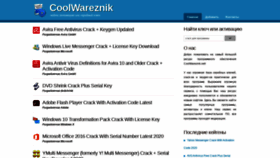 What Coolwareznik.net website looked like in 2020 (3 years ago)