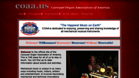 What Coaa.us website looked like in 2020 (3 years ago)