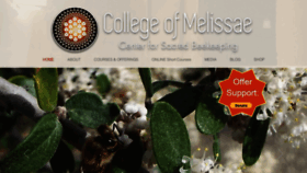 What Collegeofthemelissae.com website looked like in 2020 (3 years ago)