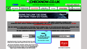 What Checkstocknow.com website looked like in 2020 (3 years ago)